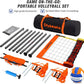 Portable Outdoor Volleyball Net Set System for Backyard Beach with Heavy Duty Poles, Durable Net, PU Volleyball & Pump, Carry Bag