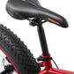 Mongoose Aztec Mens and Womens Fat Tire Bike, 18-Inch Steel Frame, 26-Inch Wheels, 4-Inch knobby tires, Red
