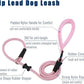 Slip Lead Dog Leash，Strong Nylon Rope Leash and Padded Handle,No Pull Outdoor Walking Training Lead for Small Medium Large Dogs (Pink, 1/2"×4ft)
