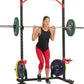 Sunny Health & Fitness Multifunctional Strength Training Home Gym – Complete Workout Equipment with Training Attachments, Optional Squat Stand, Power Rack Cage, Adjustable Incline Bench