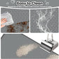 Cat Litter Mat, Extra Large 40" x 28" Silicone Mat Litter Trapping Mat for Scatter Control, Soft on Kitty Paws, Easy to Clean (Dark Gray)