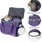 BAGLHER Dog Travel Bag Backpack Pet Supplies Backpack 5-Piece Set with Shoulder Strap 2 Lined Pet Food Containers 4 Foldable Feeding Bowls Essential Kit for Pet Travel