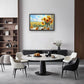 Large Sunflower Wall Art for Living Room, Framed Oversized Flower Field Wall Decor Nature Landscape Canvas Painting Modern Artwork for Living Room Bathroom Bedroom Office Dining Room 36"x24"