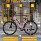 V80 Electric Bike, 1000W Motor 28MPH Ebike, 48V 13Ah Removeable Battery, 26'' City Cruiser Adult Electric Bicycles up to 70 Miles