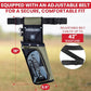 Legend XT420 Field Quiver - Left or Right-Handed Quiver Arrow Holder, Archery Quiver with 3 Arrow Tube, Durable Nylon Hip Quivers with Multiple Pockets for Archery Accessories, Score Card & Tools