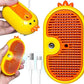 3-in-1 Rechargeable Steam Brush for Cats & Dogs - Anti-Static Spray Pet Grooming Brush with Warm Mist Massage, Hair Shedding Control, Detangling Comb & Cleaning Tool for Effective Deshedding