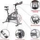 Sunny Health & Fitness Indoor Cycling Exercise Bike w/Pulse Sensors & 4-Way Adjustable Seat, Stationary Home Cardio Training Machine w/Micro-Adjustable Magnetic Resistance for Intensive Cardio Session