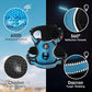 NESTROAD No Pull Dog Harness,Adjustable Oxford Dog Vest Harness with Leash,Reflective No-Choke Pet Harness with Easy Control Soft Handle for Small Dogs(X-Small,Blue)