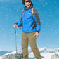 MAGCOMSEN Snow Pants for Men Water Resistant Fleece Lined 5 Zipper Pockets Winter Snowboard Hiking Insulated Ski Pants