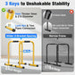 Sportsroyals Adjustable Dip Bar Station, Heavy Duty Parallette & Parallel Bars, 400LBS Stable Dip Stands for Home Gym, Calisthenics & Upper Body Workout Equipment