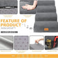 Topmart High Density Foam Dog Steps 4 Tiers,Extra Wide Deep Pet Steps,Non-Slip Dog Stairs Ramp for Bed,Soft Foam Cat Ladder,Best for Older Injured,Older Pets,Cats with Joint Pain