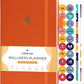Clever Fox Wellness Planner - Weekly & Daily Health and Wellness Log, Food Journal & Meal Planner Diary for Calorie Counting, Notebook for Medical Condition Tracking, A5-Sized - Orange
