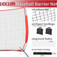 7x7/16x10/20x10ft Backstop Net, Ball Stop Net with Handbag,Fix Sports Net Barrier by 4 Spike&2 Sandbag,Sports Practice Barrier Net for Baseball,Softball,Lacrosse Train,Backstop Net for Backyard