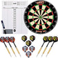Vapor 180 Bristle Dartboard Staple Free Bullseye Steeltip Darts Extra Flights