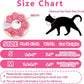 Soft Adjustable Cat Cone Collar, Comfortable Recovery Collar for Cats After Surgery (Pink, Medium)