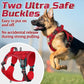 rabbitgoo Tactical Dog Harness for Small Dogs, No Pull Military Service Vest with Handle & Molle, Easy Control for Training Walking, Adjustable Reflective Straps, Red, S