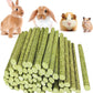 Rabbit Toys,Timothy Hay Stick for Guinea Pig Toy Bunny Chew Toys for Teeth Grinding Hamster Alfalfa Bite Treat Rabbit Molar Food Snack for Pet Rat Chinchilla Squirrel Gerbil-20PCS