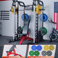 Major Fitness Drone2 Advanced Training Smith Machines– All-in-One Home Gym Squat Rack with Aluminum Pulley Set , Weight Bar, Dual LAT Pull-Down Systems & Cable Crossover Machine for Full-Body Workouts