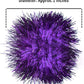AUEAR, 12 Pack 2 Inch Sparkle Ball Shiny Glitter Tinsel Pom Poms Interactive Cat Balls for Kittens (4 Colors, 12 Inch-12 Pack)