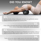 Invincible Fitness EPP Foam Roller for Deep Tissue Massage – Enhance Recovery, Relieve Pain, and Boost Mobility for a Stronger, Healthier You (Black)