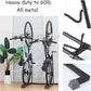 YueTong Vertical Bike Stand, 2 Bike Rack Garage, Upright and Horizontal, Indoor Bicycle Storage for Floor.