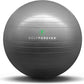 GolfForever Stability Ball Proven by Golfer Scottie Scheffler | Golf Training Exercise Ball | Premium Golf Training Workout Ball to Build Swing Speed, Improve Balance & Strengthen Core | 65cm | Grey