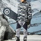 MAGCOMSEN Men's Snow Ski Pants Fleece Lined Water Resistant Winter Pants with 4 Zip Pockets for Snowboard Hiking Outdoor