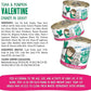 Weruva BFF Minced Natural Wet Cat Food, Tuna and Pumpkin Valentine in Gravy, 3oz Can, Pack of 24