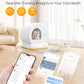 MeoWant Self-Cleaning Cat Litter Box, Advanced Safety System Automatic Cat Litter Box Perfect for Multi Cats, Extra Large/Odor Control/APP Control Smart Cat Litter Box with Mat & Liner, Yellow