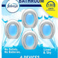 Febreze Bathroom Air Freshener, Odor-Fighting, Plug In Alternative, Air Fresheners for Home and Bathroom and Kitchen, Closet Air Fresheners, Linen & Sky Scent, 4 Count