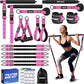 Pilates Bar Kit with Resistance Bands for Working Out, 210lbs Heavy Resistance Bands with Handles, Pilates Equipment with Resistance Band Bar for Men Women, at Home Gym Full Body Workout Equipment