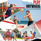 Volleyball Net, 12ft/20ft Training Set Height Adjustable, Portable Freestanding Practice for Hitting or Serving Drills, Pop up With Carry Bag for Backyard or Outdoor