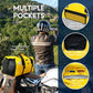 Haimont Waterproof Duffel Bag Roll-top Dry Duffel Bag with Quick-fixed Straps for Motorcycling, Rafting, Boating, SUP, Kayaking, Travel, 50L/70L