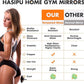 Hasipu Home Gym Mirror 48" L x 24" W - 3PCS Large Full Body Mirror for Yoga, Wall-Mounted Mirrors for Fitness, Garage, Dance Studio, 0.16in Tempered Glass Frameless