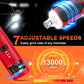 Dog Nail Grinder 7-Speed & 360° LED Light, Professional Pet Nail Grinder for Dogs and Cats, Electric Dog Nail Trimmer Painless Paws Grooming & Smoothing Tool for Large Medium Small Dogs Cats Pets