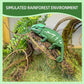 BNOSDM Reptile Vines,Bendable Jungle Climbing Vine,Terrarium Plants Artificial Decor,Tank Decorations Accessories for Bearded Dragons Chameleons Snakes Lizards Hermit Crabs