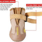QUMY Dog Shoes for Large Dogs, Medium Dog Boots & Paw Protectors for Winter Snowy Day, Summer Hot Pavement, Waterproof in Rainy Weather, Outdoor Walking, Indoor Hardfloors Anti Slip Sole Khaki 5