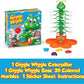 PlayMonster Giggle Wiggle Board Games for Kids, Hand-Eye Coordination, Preschool Games, The Twisting-Turning Race to Get Your Marbles to The Top Game, Ages 4+, Batteries Not Included