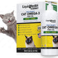 Liquid Health Pets Wild Caught Omega 3 Fish Oil for Cats - Liquid Omega 3 Supplement for Cats with EPA+DPA+DHA - Reduce Itching, Support Joint, Immunity, Brain, Heart Health - Made in The USA (8 oz)