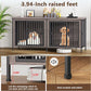 EasyCom 63" Dog Cage Furniture for 2 Pets with Divider, XL Wooden Double Dog Crate Furniture TV Stand for Mideum Breed, Durable and Sturdy
