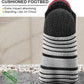 KEMISANT Men Running Socks,Active Ankle Socks No show Cushioned Footbed Arch Support