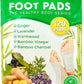 Ginger Foot Pads for Pain Relief: 120-Pack Natural Bamboo Vinegar Bamboo Charcoal Wormwood Lavender Ingredients Foot Patches - Comfort for Stress Relief Relaxation - Ideal for Adults Elderly