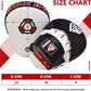 RDX Boxing Pads Focus Mitts, Maya Hide Leather Curved Hook and Jab Target Hand Pads, Great for MMA, Kickboxing, Martial Arts, Muay Thai, Karate Training, Padded Punching, Coaching Strike Shield