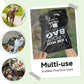 100% Certified Compostable Dog Poop Bag Rolls, 120 Bags (8 Rolls) Eco-Friendly Poop Bags for Dogs, Leak Proof Unscented Easy Open Poop Waste Bag（Black）