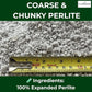 Perlite for Plants, Coarse and Chunky Horticultural Perlite, Organic Perlite for Gardening Indoor & Outdoor, Perlite Bulk Bag, Made in USA (30 quarts)