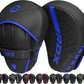 RDX Boxing Pads Curved Focus Mitts, Maya Hide Leather Kara Hook and jab Training Pads, Adjustable Strap Ventilated, MMA Muay Thai Kickboxing Coaching Martial Arts Punching Hand Target Strike Shield