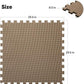 Home Gym Mat, Puzzle Exercise Mat, EVA Interlocking Foam Floor Tiles for Home Workout Equipment and Kids' Play Areas - Blue, 24 in x 24 in x ½ in - (Brown, 32 Pack(128 SQ FT))