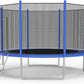 TRY & DO 10FT 12FT Trampoline for Kids and Adults - Outdoor Recreational Jump Bounce Trampoline with Enclosure Net and Ladder and Spring Pad - Family Fun Healthy Time