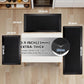 2 PCS Anti Fatigue Kitchen Mats for Floor, 9/10 Extra Thick Cushioned Standing Desk Mat, Comfort Memory Foam Ergonomic Kitchen Rugs and Mats Non-Slip Waterproof for Office, Kitchen, 20"x32"+20"x48"