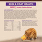 Wellness CORE+ Skin & Coat Pate Adult Wet Cat Food, Natural, Protein-Rich, Grain Free, 2.8 Ounce, 12 Pack (Duck & Chicken)